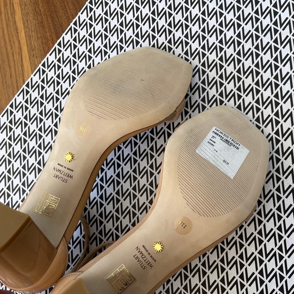 STUART WEITZMAN | NUDISTCURVE 75 BLOCK SANDAL -  BNWT - Picture 7 of 16